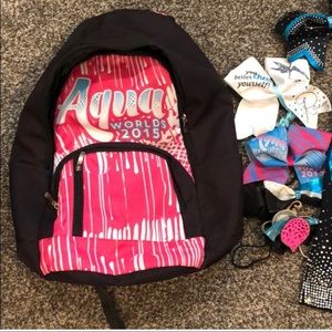 Gabi Fuller rebel athletics worlds book bag